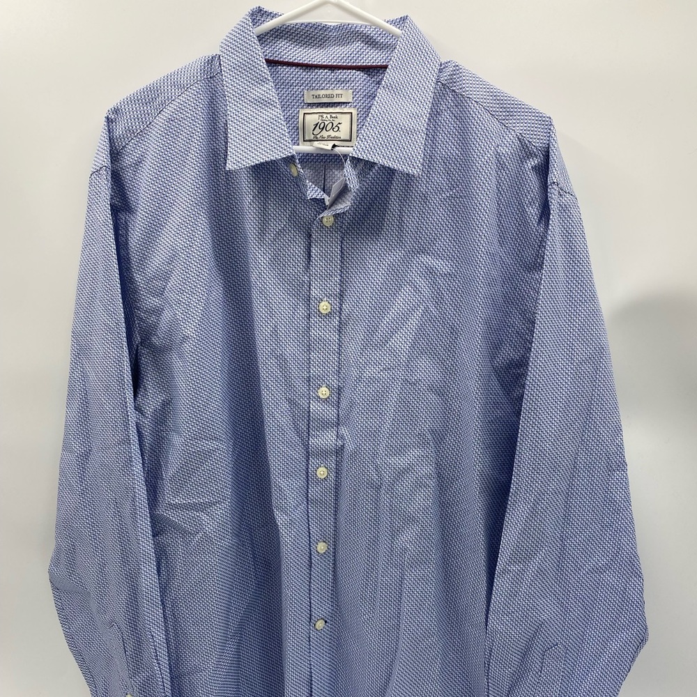 JS BANK  1905 Men button down shirt printed XL
